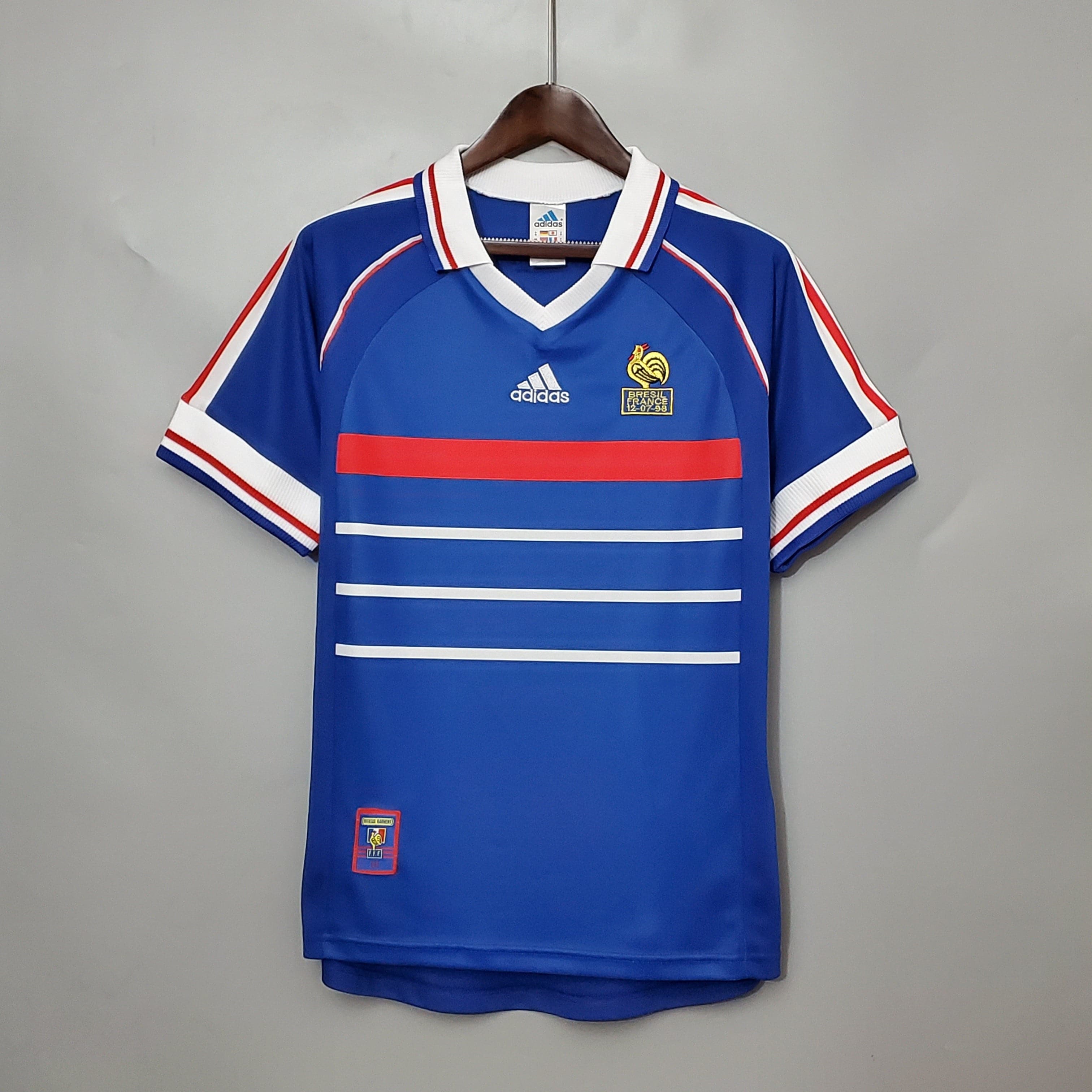 MAILLOT DOMICILE FRANCE 1998