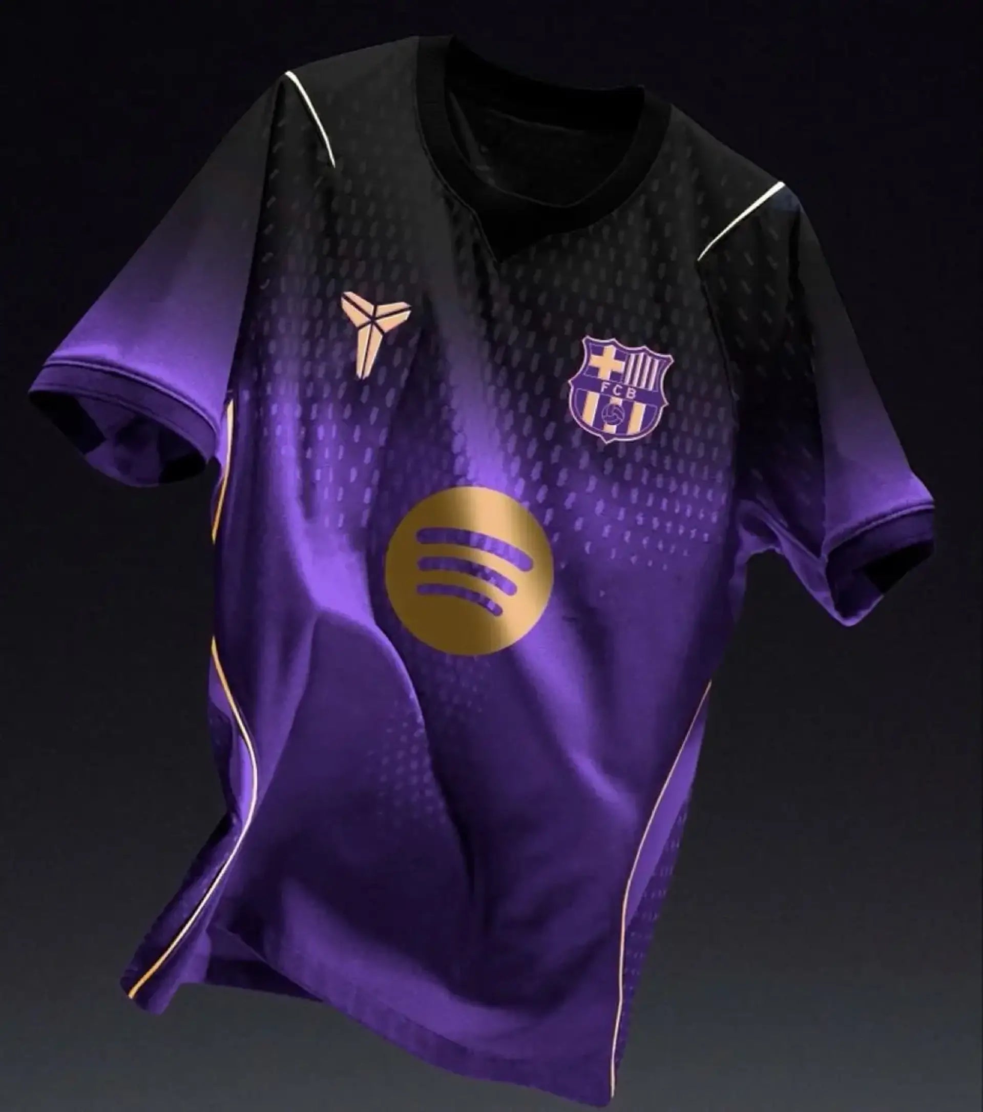 Maillot extérieur violet du FC Barcelone