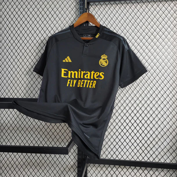 Maillot Real Madrid Third 2023/2024 - Noir/Doré