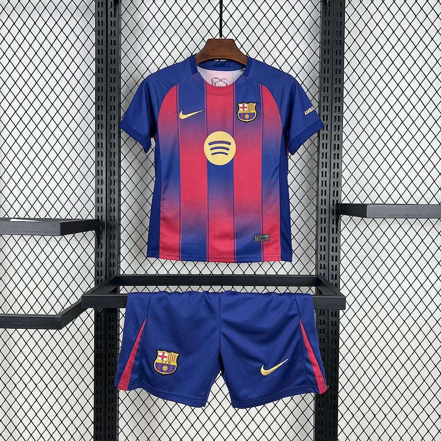 Ensemble FC Barcelone maillot foot domicile 2025 2026