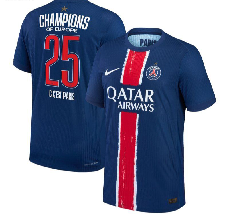 Maillot PSG Édition Spéciale Champions d’Europe 2025